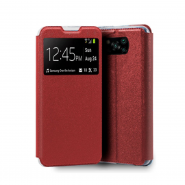 FUNDA DE LIBRO OPPO A79 ROJO